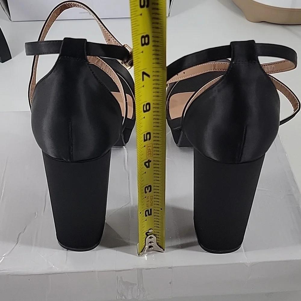 Elegant Black Platform Heels New